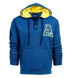 Blizzard Blue Varsity Alliance Hoodie World of Warcraft Adult Medium
